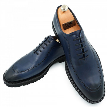 Pantofi Bleumarin Din Piele Naturala - Img 2