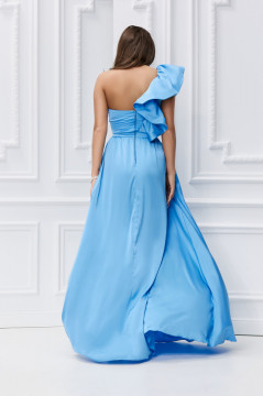 Rochie BBY Lunga Eleganta Albastra - Img 2