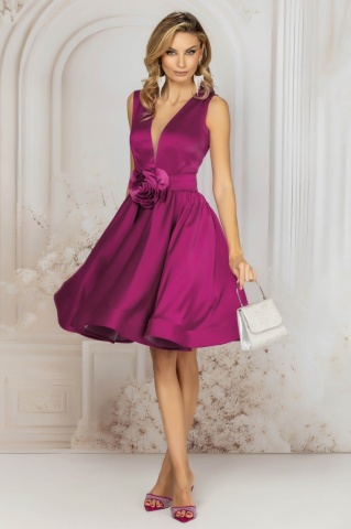 Rochie Pretty Girl Eleganta Magenta - Img 1