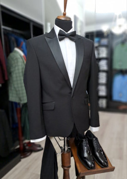 Costum Ceremonie Slim Fit Negru - Img 4