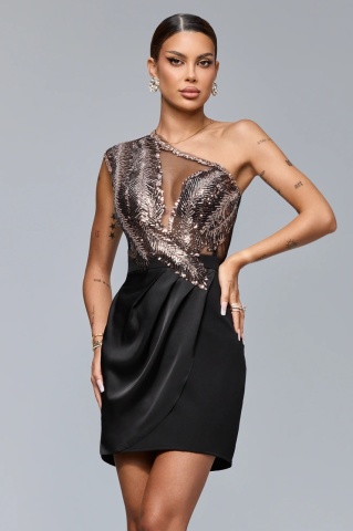 Rochie BBY Eleganta Scurta Neagra - Img 2