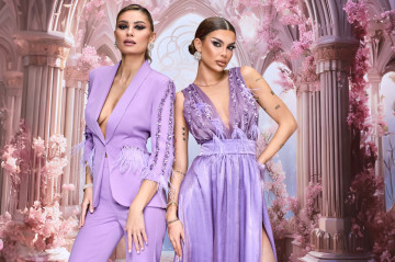 Rochie BBY Lunga Eleganta Mov - Img 3