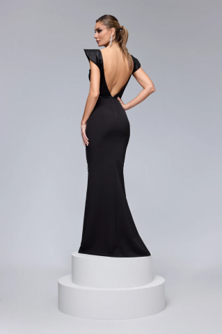 Rochie BBY Lunga Eleganta Neagra - Img 5