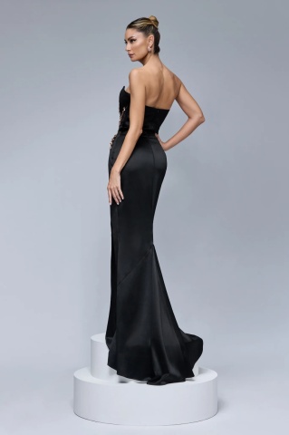 Rochie BBY Lunga Eleganta Negra - Img 2