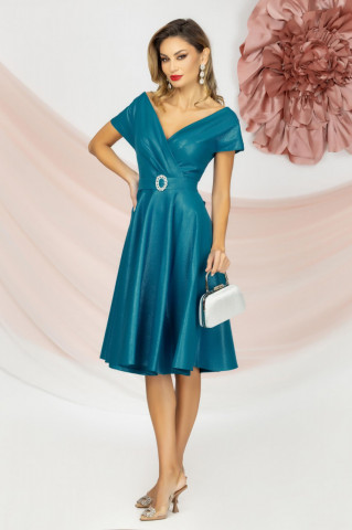 Rochie Pretty Girl Turcoaz - Img 1