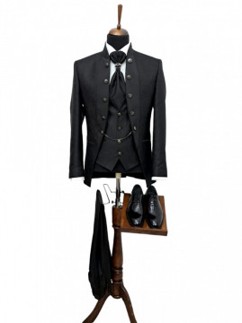 Costum Ceremonie Slim Fit Negru - Img 2