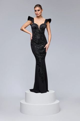 Rochie BBY Lunga Eleganta Neagra - Img 6
