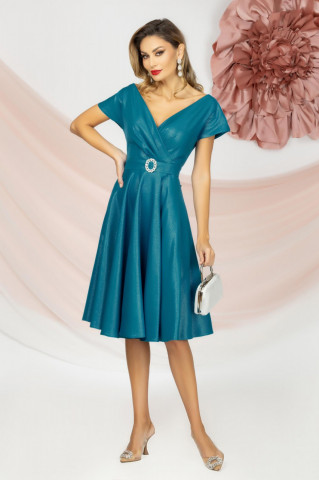 Rochie Pretty Girl Turcoaz - Img 3