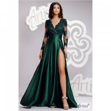 Rochie Artista Lunga Verde - Img 1