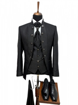 Costum Ceremonie Slim Fit Negru - Img 1