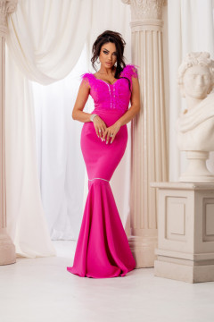 Rochie Mexton Eleganta Roz - Img 2