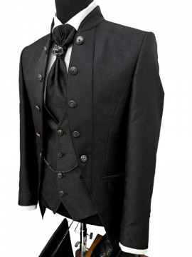 Costum Ceremonie Slim Fit Negru - Img 4