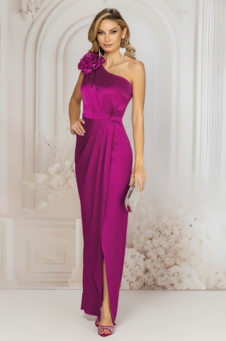 Rochie Pretty Girl Lunga Magenta - Img 1