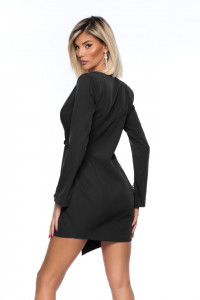 Rochie Scurta Eleganta Neagra BBY - Img 4