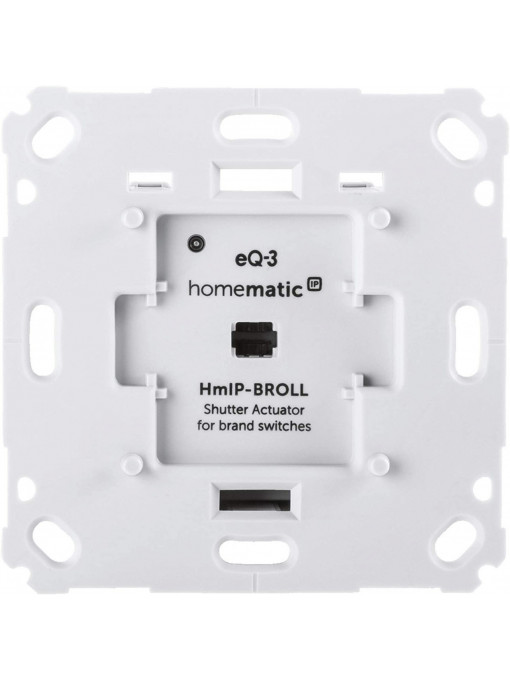 Actuator de jaluzele Homematic IP Smart Home pentru întrerupătoare de marcă, model HMIP-BBL