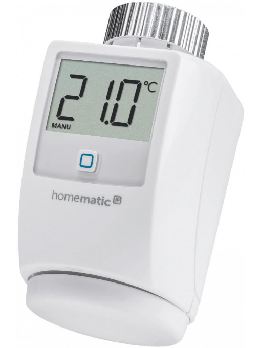 Termostat pentru calorifer Homematic IP Smart Home - Standard - Control inteligent al încălzirii prin aplicație și control vocal cu Amazon Alexa