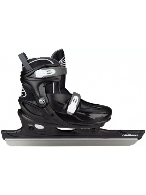 Patine Nijdam Junior ajustabile - Negre, marimi 38-41
