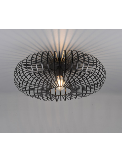 Plafoniera Trio Leuchten Johann Ø50cm 60W Negru