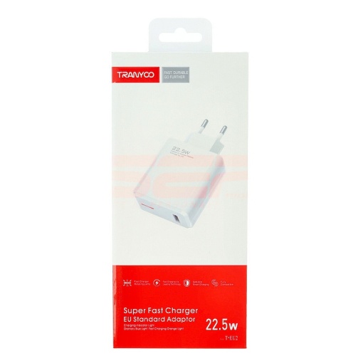 Adaptor priza USB Fast Charge TRANYOO 22.5W T-EU2