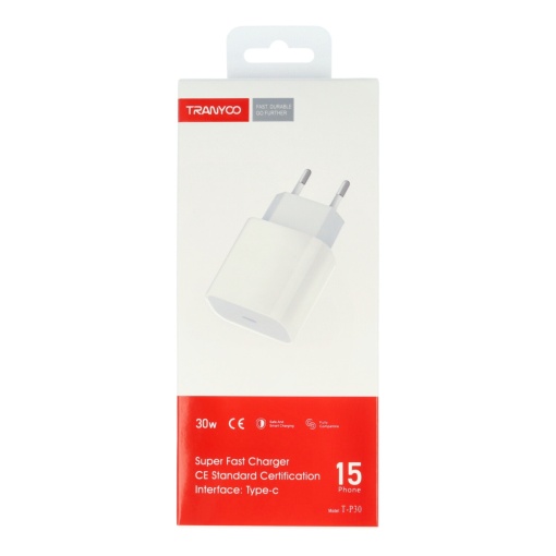 Incarcator retea Fast Charge USB-C 30W TRANYOO T-P30