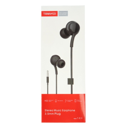 Handsfree audio stereo cu conector jack Tranyoo T-R18