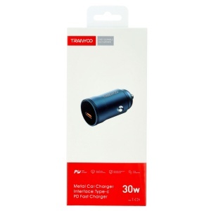 Incarcator auto Type-C PD 30W TRANYOO T-C26 BLACK