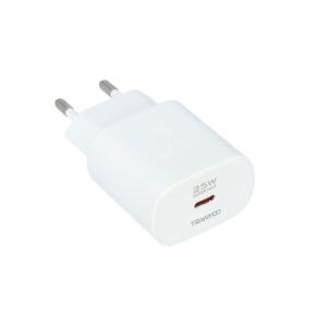 Incarcator retea Fast Charge Type-C - Type-C 25W TRANYOO T-SA2C WHITE - Img 5