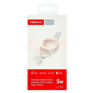Incarcator wireless pentru Apple Watch Series Tranyoo T-WF2 WHITE - Img 1