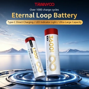 Set 4 acumulatori reincarcabili AA Tranyoo, Li-ion 1.5V, 3600 mWh, cu incarcare USB Type-C - Img 7