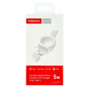 Incarcator wireless pentru Apple Watch Series Tranyoo T-WF2 WHITE