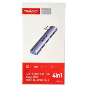 HUB extindere USB 4 in 1 TRANYOO HB9-A - Img 3