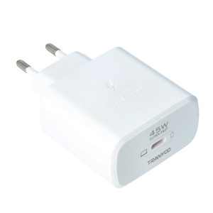 Incarcator retea Fast Charge Type-C - Type-C 45W TRANYOO T-SA7C WHITE - Img 4
