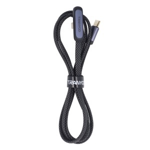 Cablu date 90 Angle Type-C - Lightning 30W Tranyoo CL-3 - Img 6