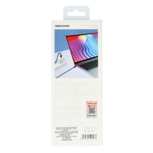 Cablu date Digital Display Type-C - Type-C 100W Fast Charge TRANYOO CC-6 - Img 2