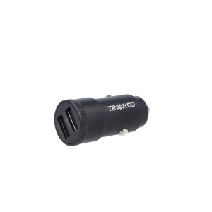 Incarcator auto Tranyoo T-C20, 2 porturi USB, 2.4A, 12W, carcasa din aluminiu, compatibil iOS si Android, Negru - Img 10