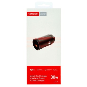 Incarcator auto Type-C PD 30W TRANYOO T-C26 GOLDEN - Img 1