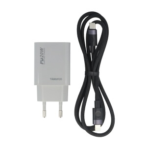 Incarcator retea Fast Charge USB-C - Lightning 20W TRANYOO T-EU7 L - Img 2