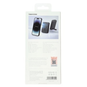 Acumulator universal extern Powerbank Magnetic Wireless 10000mAh 15W Tranyoo T-F25 BLACK - Img 2