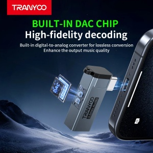 Adaptor audio jack 3.5mm - Type-C Tranyoo T-E20 - Img 8