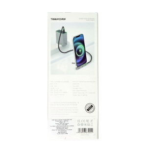 Cablu de date si incarcare rapida Tranyoo CL10, Type-C la Lightning, 40W, cu suport stand integrat, conector in unghi 90 grade, carcasa din aliaj de titan, cablu impletit 48 fire, rezistent la 10.000 de indoiri, 1.2 m, compatibil iPhone si iPad, Gri - Img 11