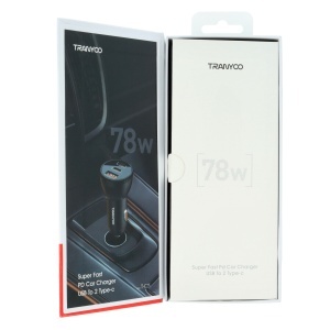 Incarcator auto 78W 2 x PD 30W + QC 5.0 cu cablu Type-C Tranyoo T-C25 - Img 3