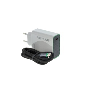 Incarcator retea Super Fast Charge Type-C - Type-C 120W TRANYOO T-EU8 C - Img 4