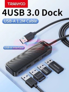 HUB extindere USB 4 in 1 TRANYOO HB2-A - Img 2