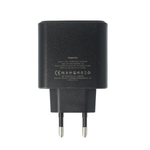 Incarcator retea Fast Charge Type-C - Type-C 45W TRANYOO T-SA7C BLACK - Img 3