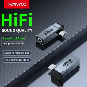 Adaptor audio jack 3.5mm - Type-C Tranyoo T-E20 - Img 2