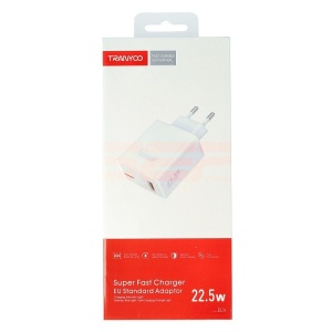 Adaptor priza USB Fast Charge TRANYOO 22.5W T-EU4 - Img 1