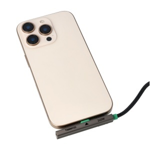 Cablu de date si incarcare rapida Tranyoo CC10, Type-C la Type-C, 240W, cu suport stand integrat, conector in unghi 90 grade, carcasa din aliaj de titan, cablu impletit, 1.2 m, pentru telefon, tableta si laptop, compatibil iOS si Android, Gri - Img 11