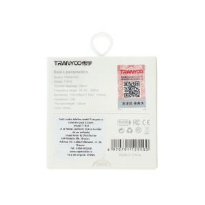 Handsfree audio stereo cu conector jack Tranyoo T-R15 - Img 2