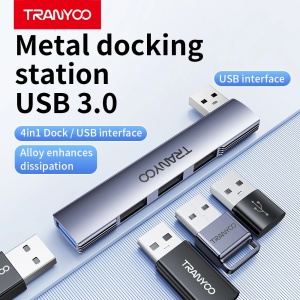 HUB extindere USB 4 in 1 TRANYOO HB9-A - Img 2