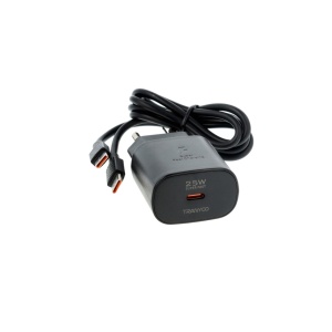 Incarcator retea Fast Charge Type-C - Type-C 25W TRANYOO T-SA2C BLACK - Img 4
